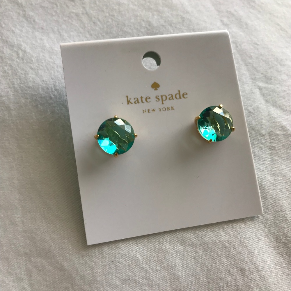✨NWT kate spade new york aquamarine earrings